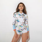 Onyihua Long Sleeve One-Piece Swimsuit