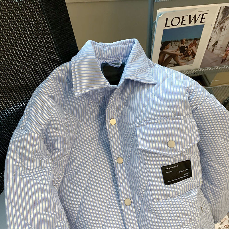 Thick Cotton Loose Design Jacket for Niche Style