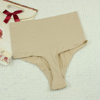 Seamless High-Waisted Butt-Lifting Thong Pants