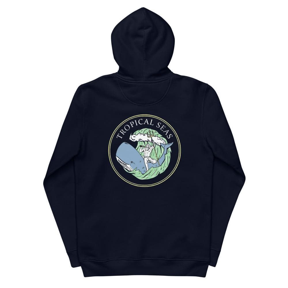 Neptune’s Whale Ride Unisex essential eco hoodie | Streetwear