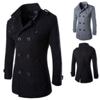 Men's Woolen Coat Jacket