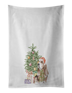 Basset Hound #3 Christmas Presents and Tree Kitchen Towel Set of 2