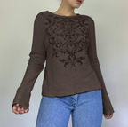 Waffle Round Neck Pullover for Commuter Style | Streetwear