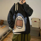Loose-Fit Thick Sweater for Autumn and Winter