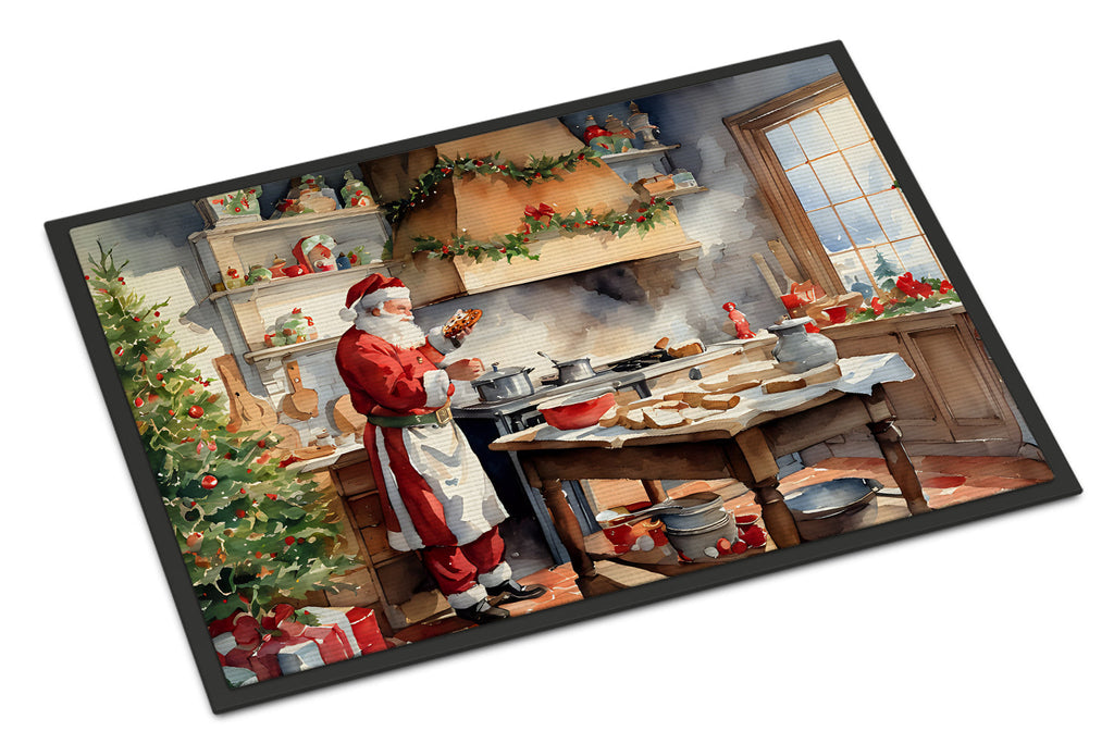 Cookies with Santa Claus Doormat