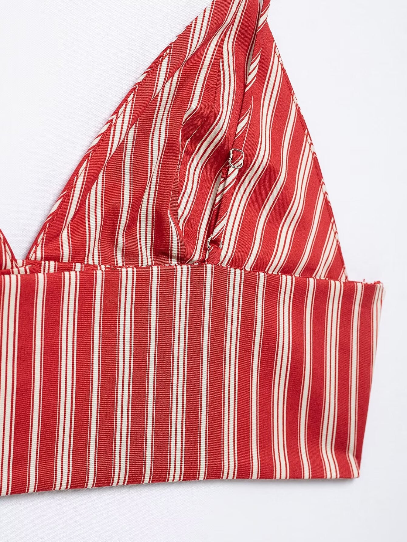 Striped Crop Top & Midi Skirt Set