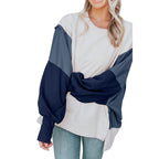 Casual Long Sleeve Round Neck Pullover for Women | Streetwear