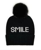 Smile Beanie | Embroidered Cap