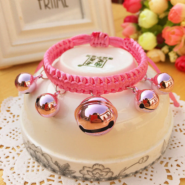 Cute Puppy and Cat Neck Jewelry Bell Collar