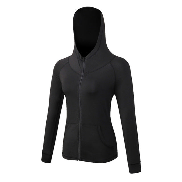 Women's Autumn Winter Fitness Jacket - Quick-Dry Hoodie | Streetwear