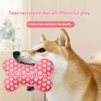 Valentine Dog Toy Set Squeaky Plush Heart Bone & Arrow Toys Cute Puppy Chew Toys for Small Medium Dogs