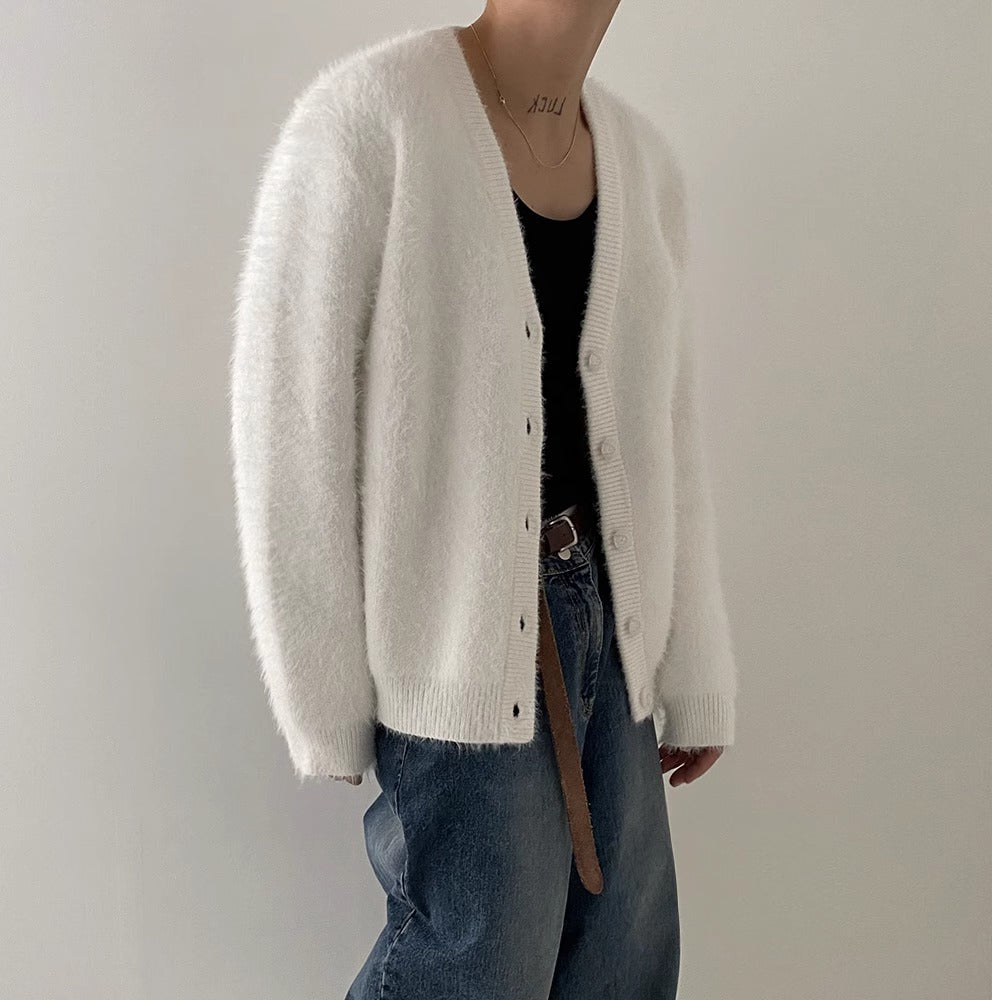 Men's Knitted Cardigan Sweater Coat for Autumn & Winter