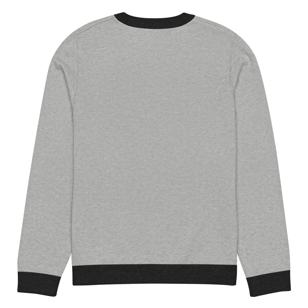 Knitted Whale Tail crew neck sweater