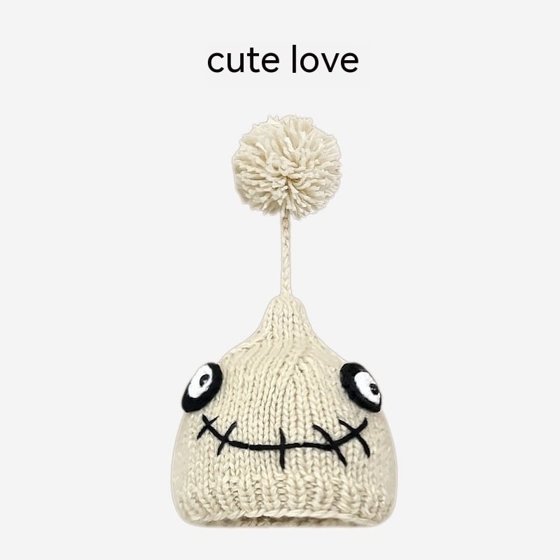 Simple Wool Pullover Hat for Children