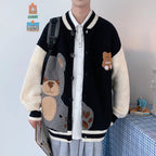 Y2K Thick Knitted Cardigan for Men and Women 2024