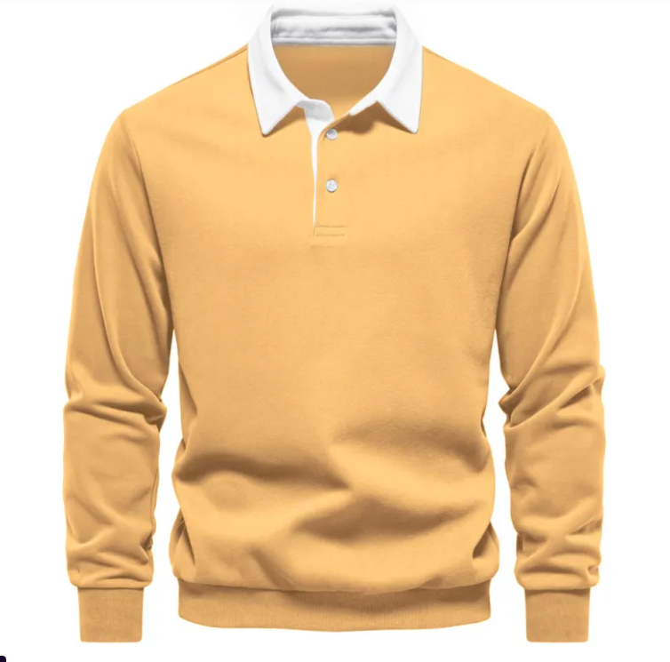 Flip Collar Long Sleeve Hoodie | Streetwear
