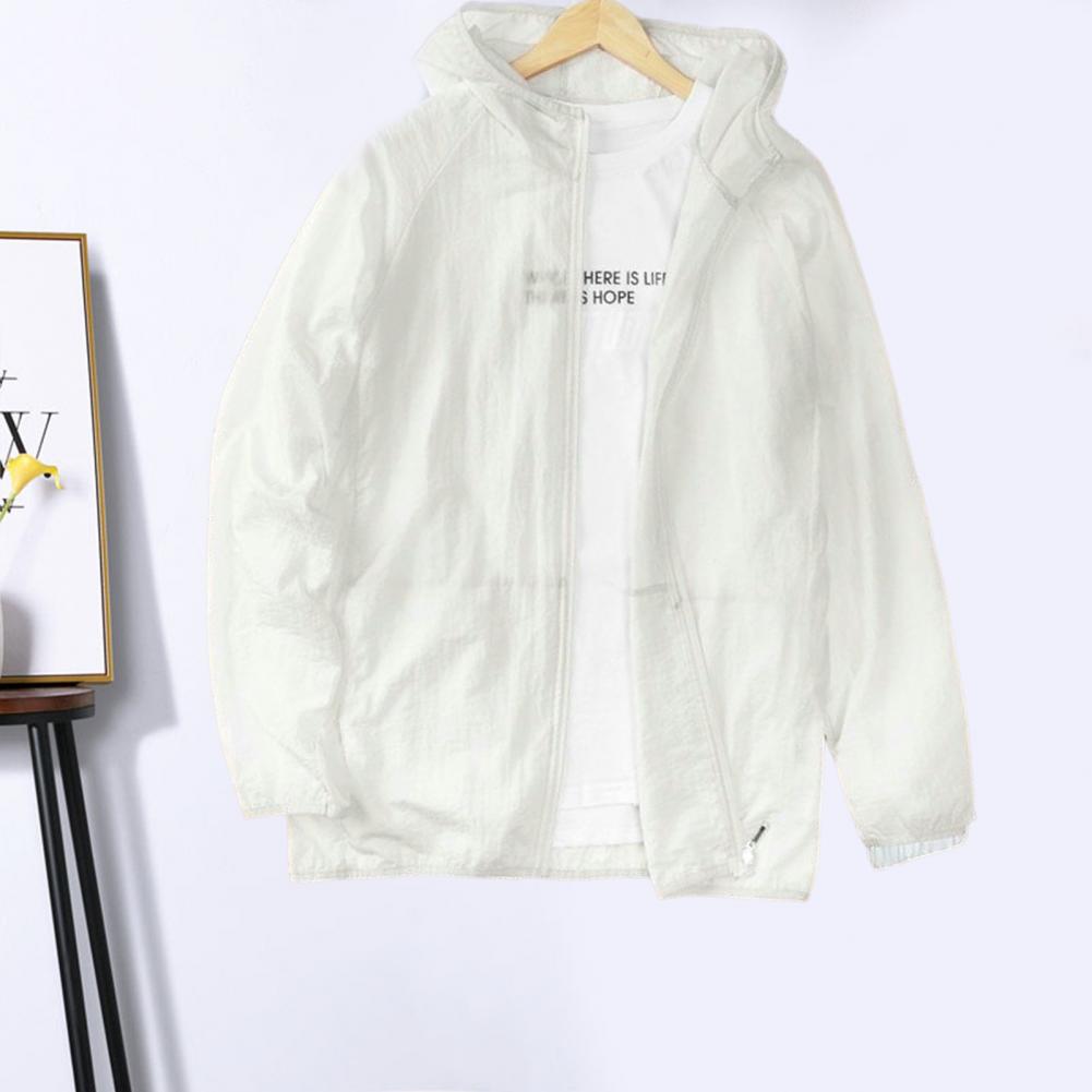 Water Resistant Hooded Sun Jacket for Summer Fishing