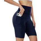 High Waist Pocket Women's Sweat Shorts