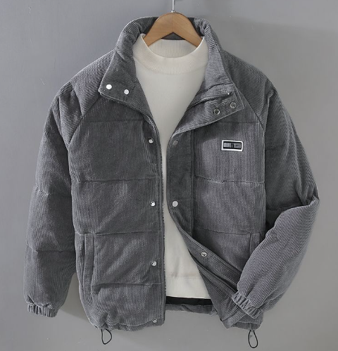 2023 Samuels Padded Jacket - Stylish Corduroy Coat