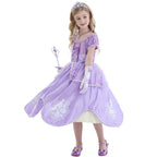 2024 Sophia Floral Tulle Dress for Girls with Accessories
