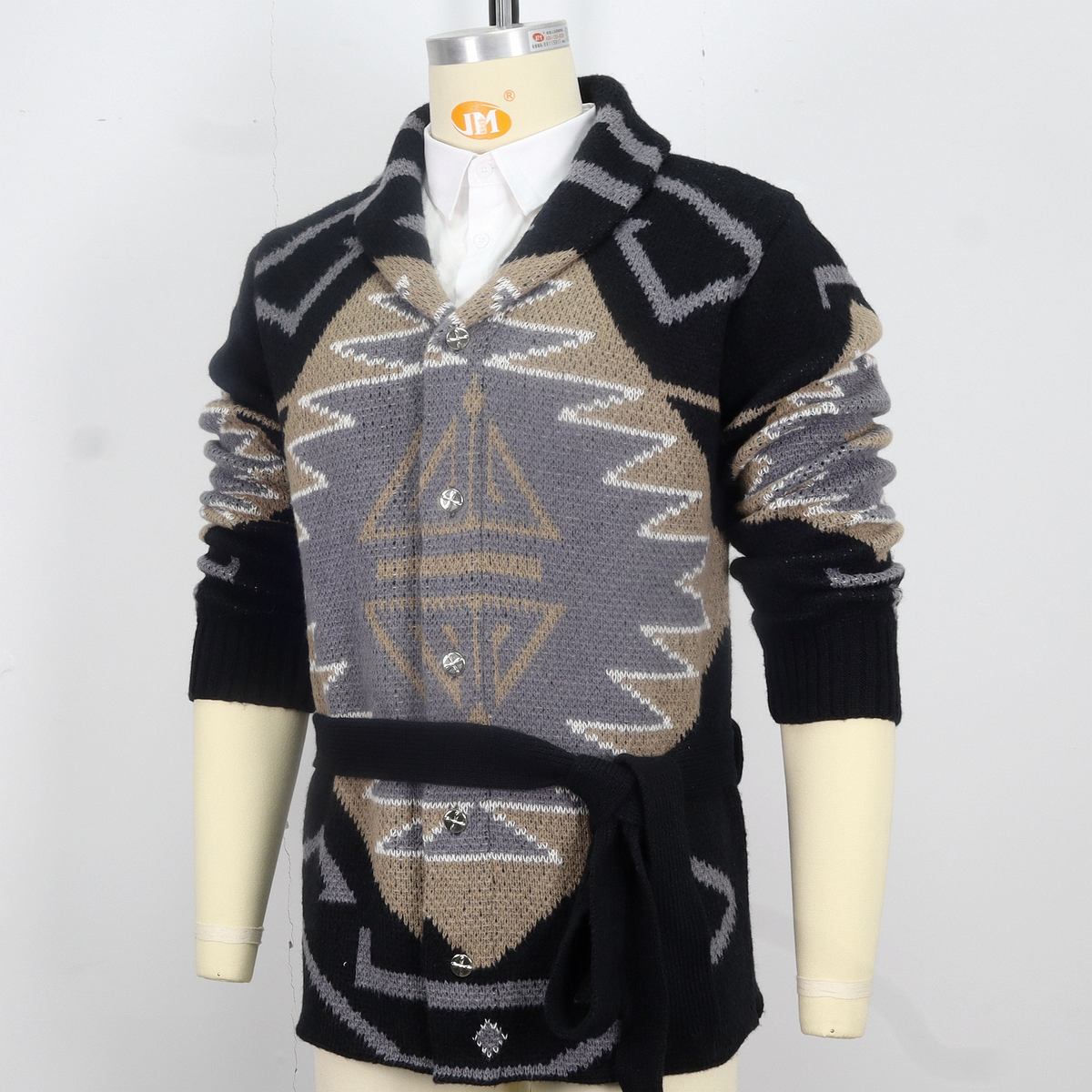 Thick Mid-Length Sweater Coat for Autumn and Winter