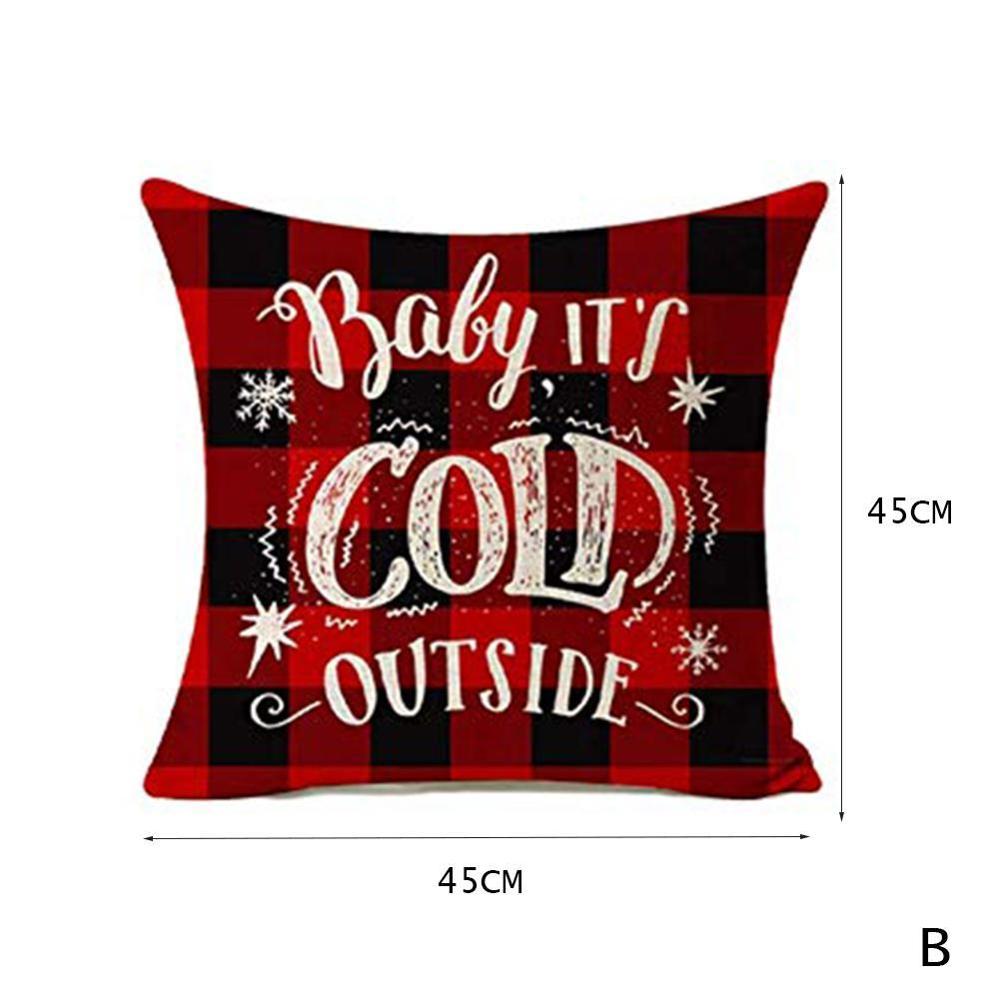 European Style Christmas Cushion Covers with Reindeer