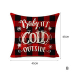 European Style Christmas Cushion Covers with Reindeer