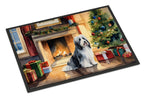 Bearded Collie Cozy Christmas Doormat