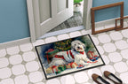 Old English Sheepdog Cozy Christmas Doormat