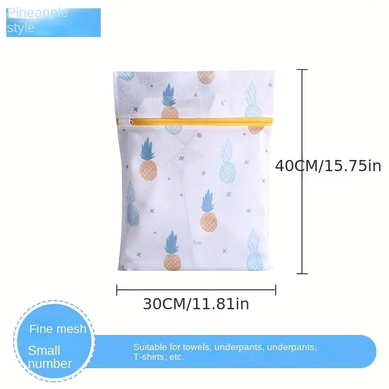 Fine Mesh Laundry Bag - Printed Bra and Lingerie Organizer