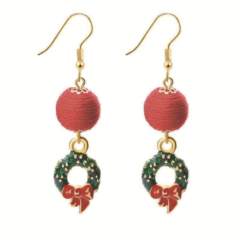Christmas Series Cute Snowman and Santa Earrings