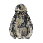 Loose Hooded Tie Dye Long Sleeve Sweatshirt | Streetwear
