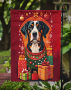 Entlebucher Mountain Dog Holiday Christmas Garden Flag