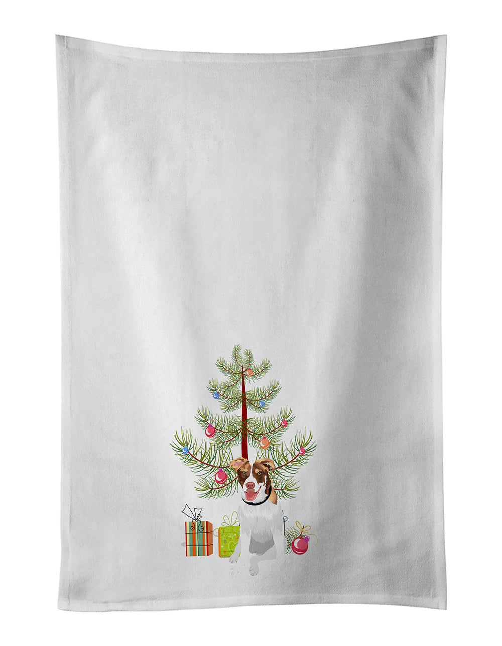Australian Shepherd Red and White #2 Christmas Kitchen Towel Set of 2