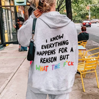 Women’s Hoodie with Drawstring and Letter Print | Streetwear