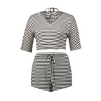 LIVA Women's Summer Short Sleeve Shorts Set