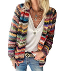 High-Quality Women's Mid-Length Hooded Mohair Sweater