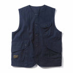 Men's Multi-pocket Retro Casual Vest Jacket Top
