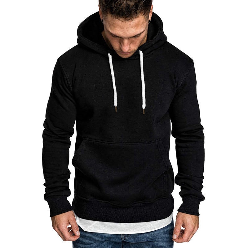 Men's Trendy Loose Plus Velvet Jacket in Solid Color