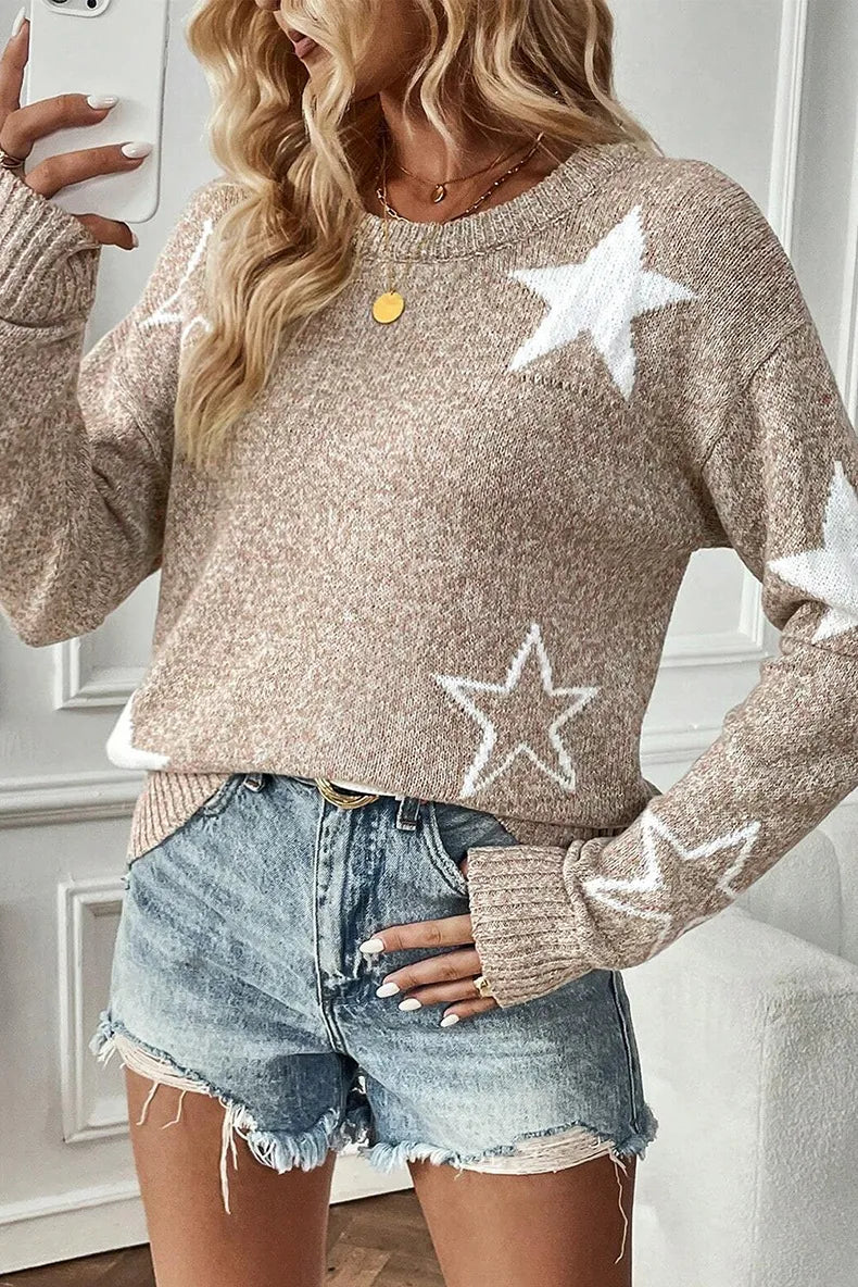 Women’s Winter XINGX Pattern Pullover Sweater | Streetwear