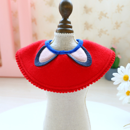 Cartoon Animal Bib Scarf for Dogs and Cats