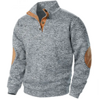 Men's Stand Collar Knitted Cardigan Sweater