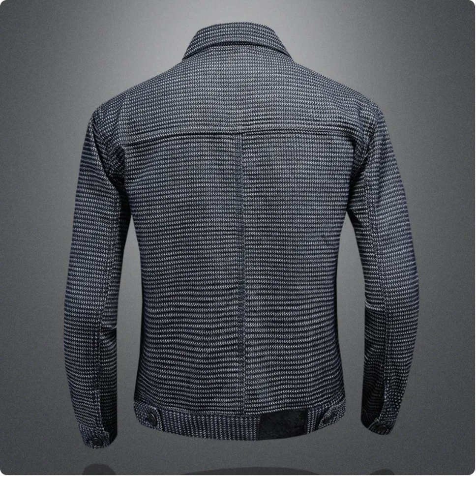 Men's Casual Denim Motorcycle Jacket