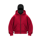 Fleece-Lined Double Hood Sweater