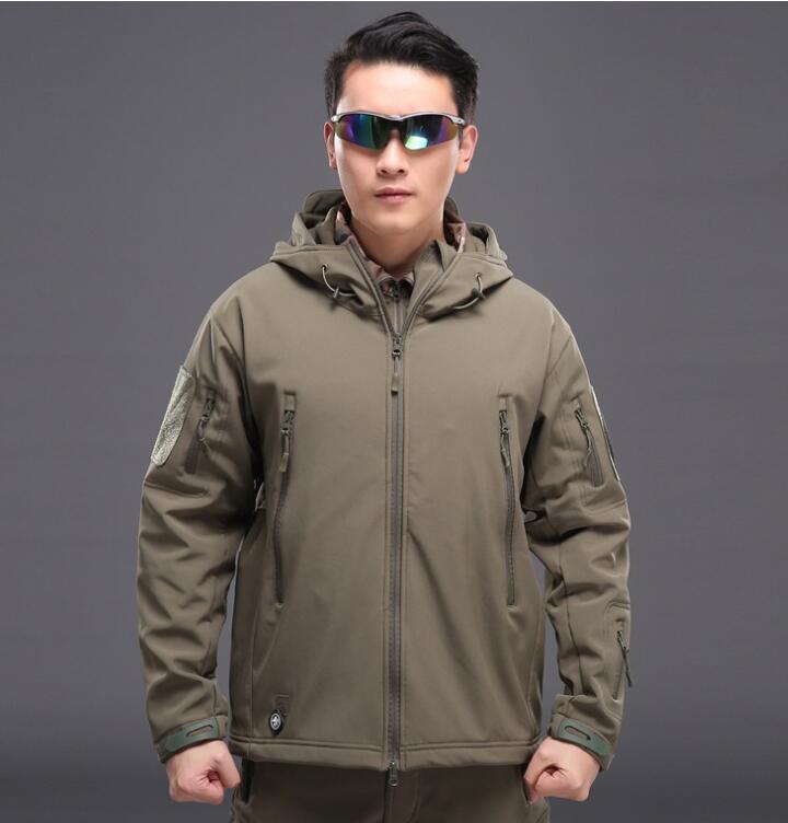 Men's Waterproof Tactical Softshell Jacket Suit