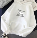 Long Sleeve Pullover - I Am Not A Woman | Streetwear