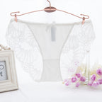 Low Waist Ice Silk Lace Panties - Sexy Temptation