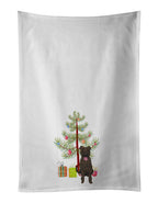 Pit Bull Brindle #1 Christmas Kitchen Towel Set of 2