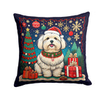 Coton De Tulear Christmas Throw Pillow