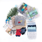 Baby Clothes Gift Set with Short Sleeve Bodysuit & Socks